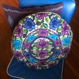 Electric Dreams Embroidered Throw Pillow